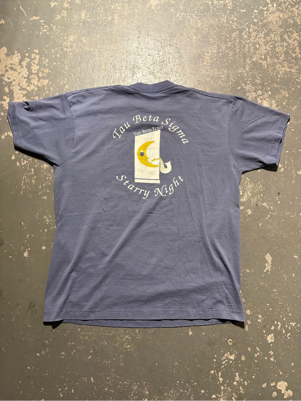Fruit of the Loom Tau Beta Sigma Starry Night Short-Sleeve Tee - Blue